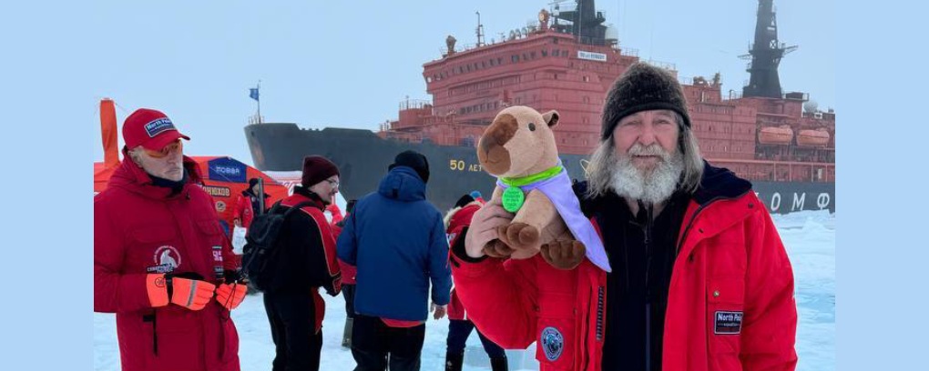 Капибара «Лиги Ставок» официально достигла Северного полюса