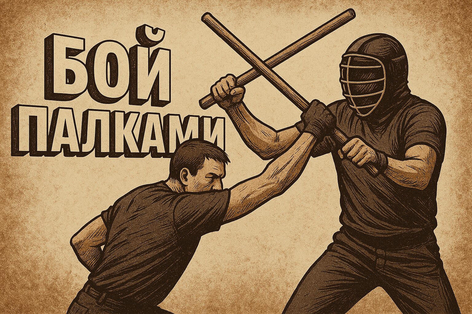 Бой палкой для новичков