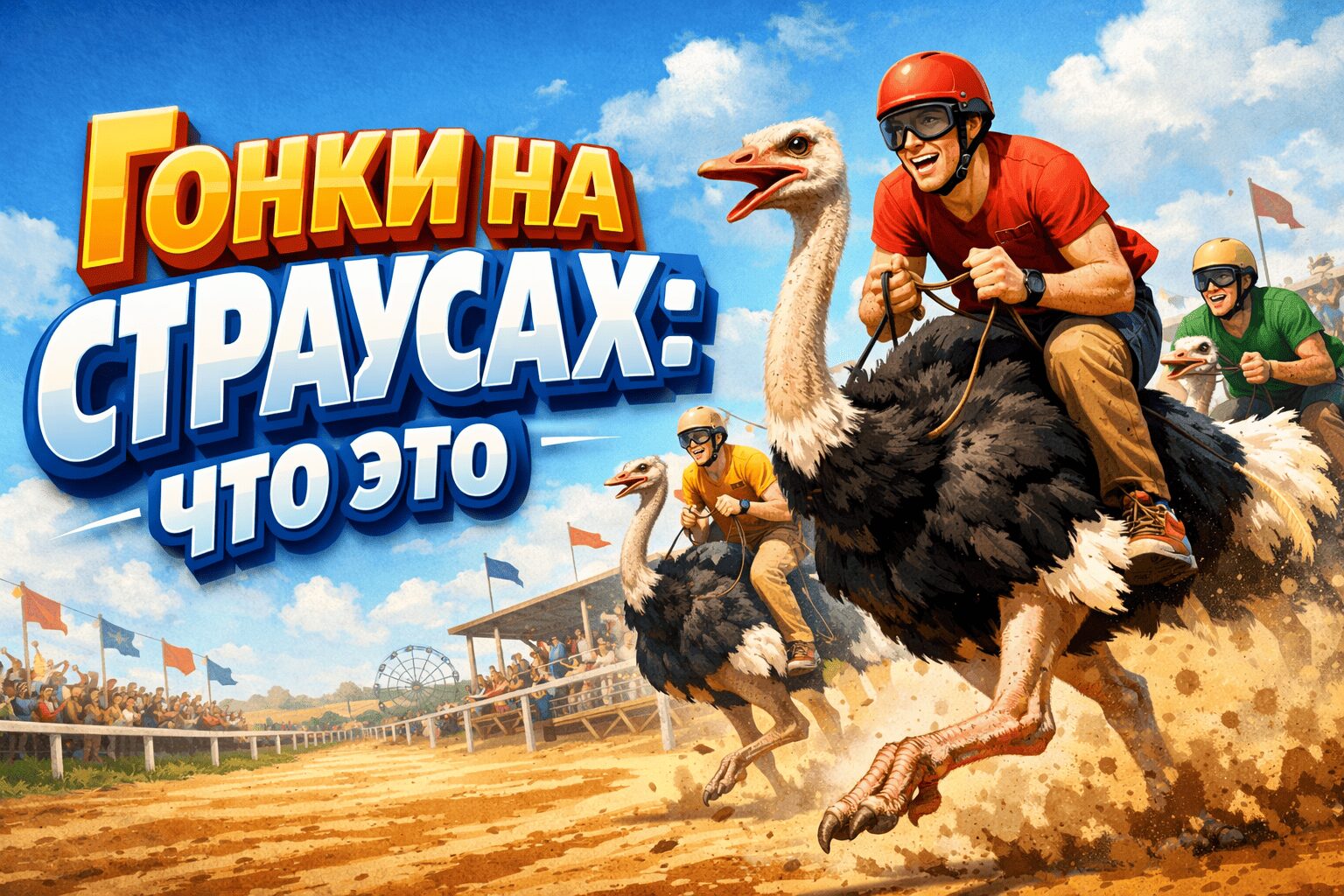 Гонки на страусах: что это и насколько это безопасно