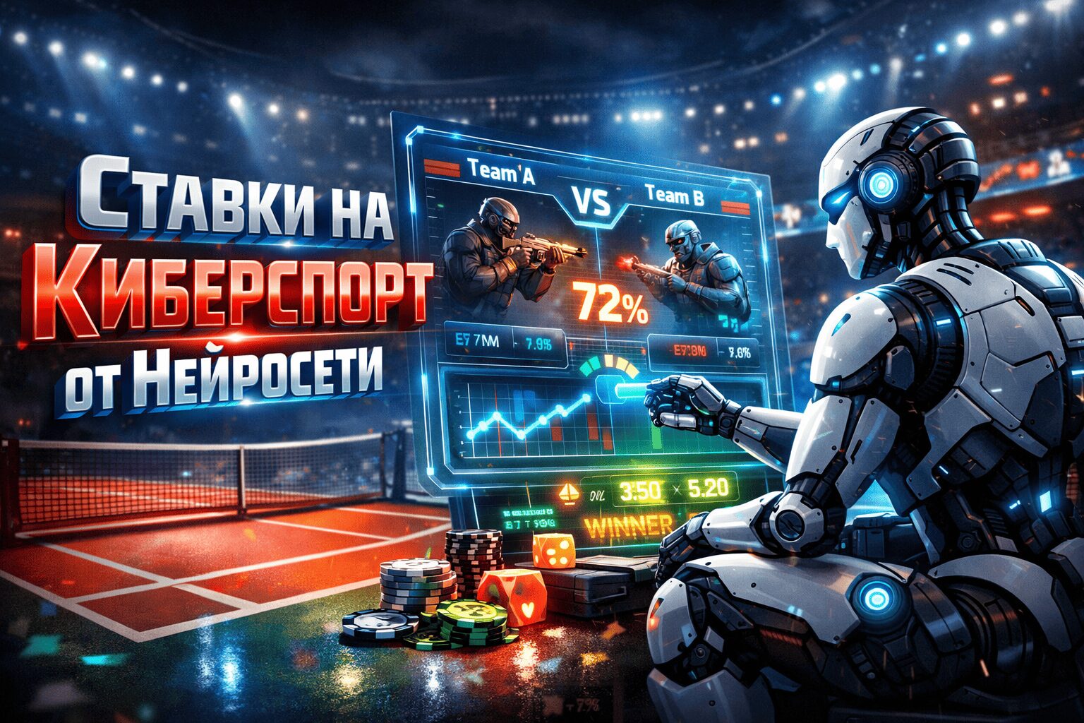 Ставки на киберспорт от нейросети