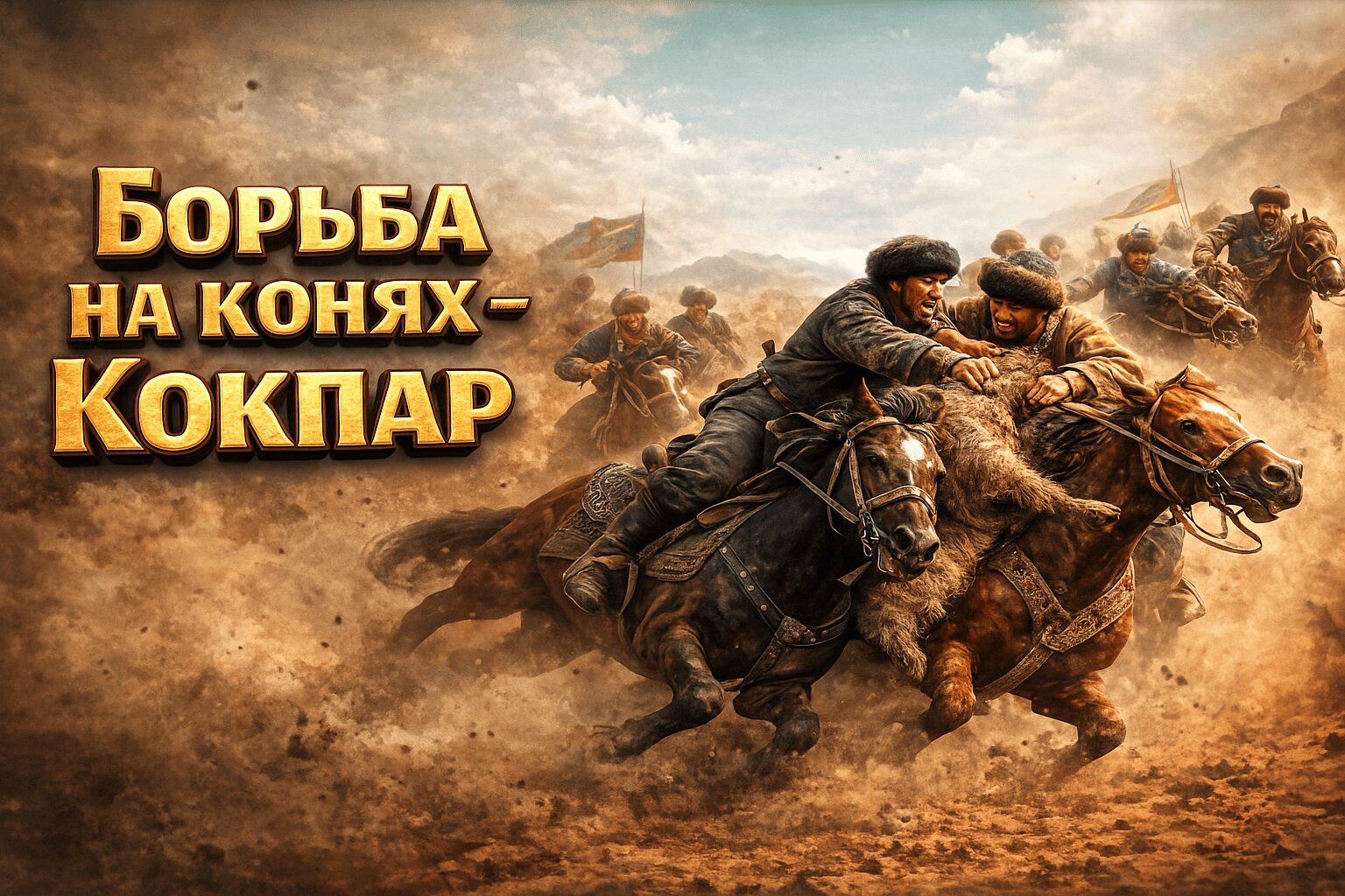 Борьба на конях и игра кокпар