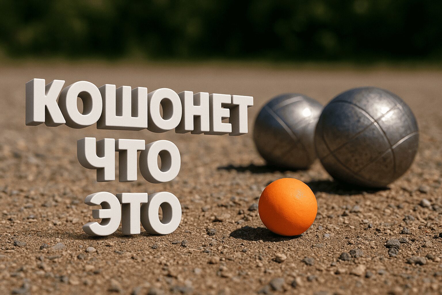 Кошонет что это в петанке