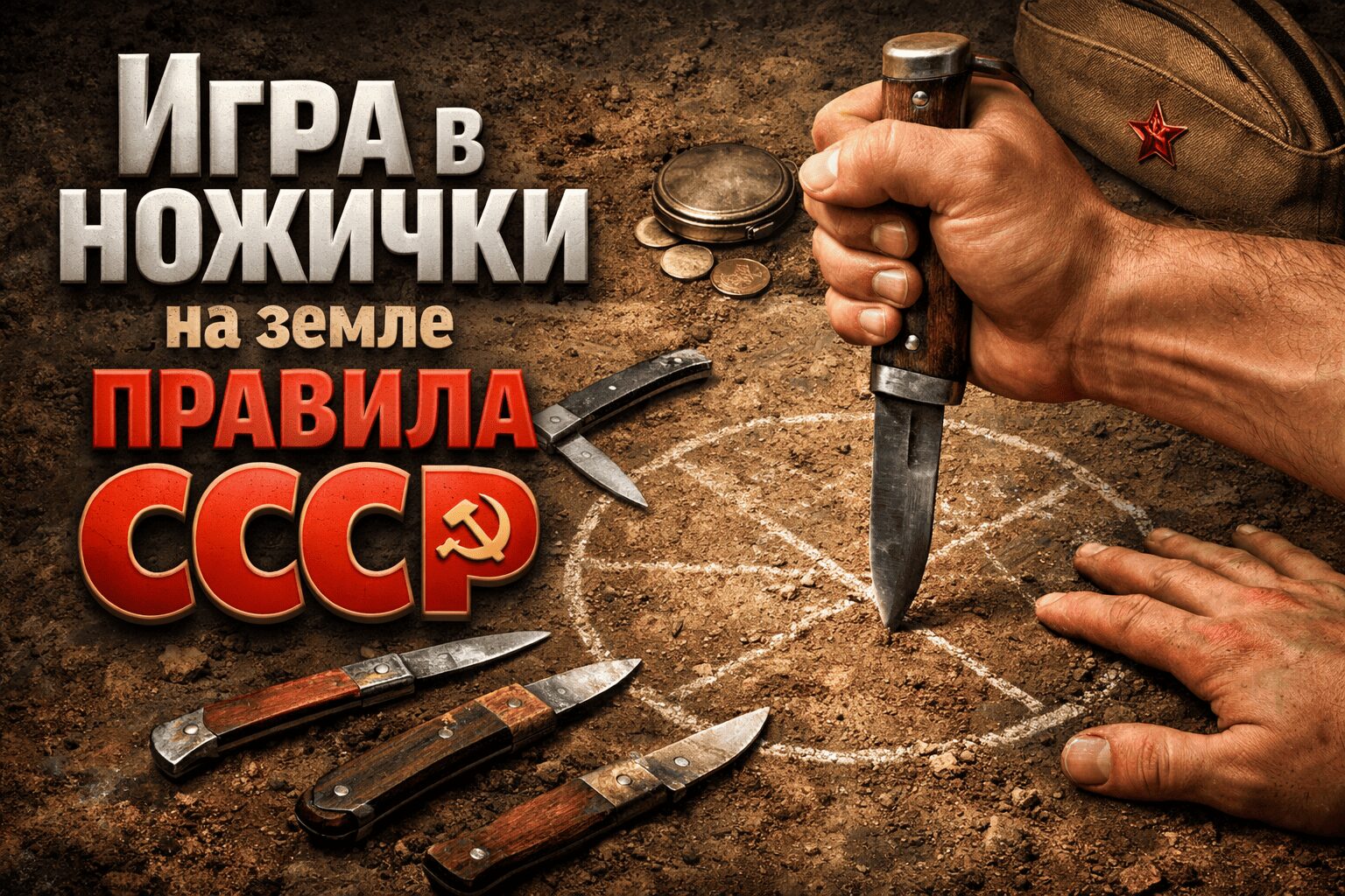 Игра в ножички на земле правила СССР