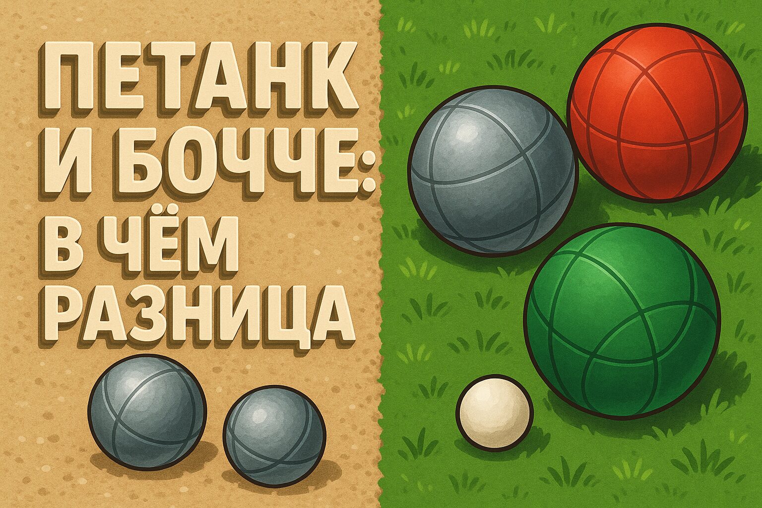 Петанк и бочче: в чём разница и какую игру выбрать