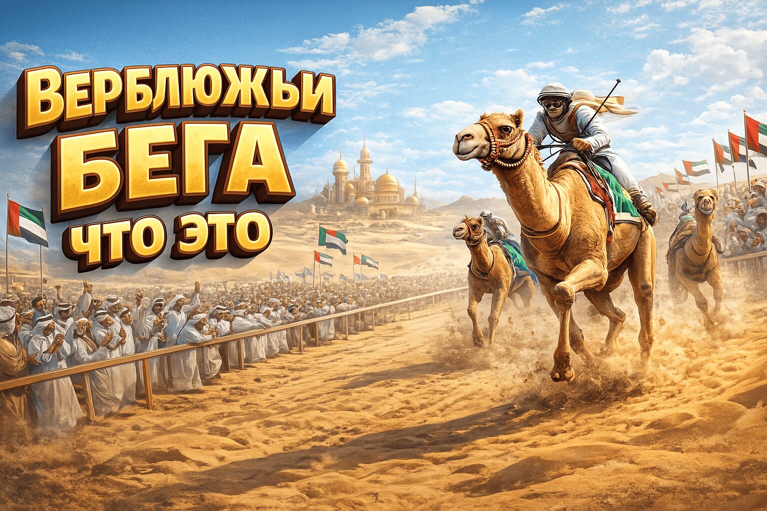 Верблюжьи бега в Дубае и ОАЭ