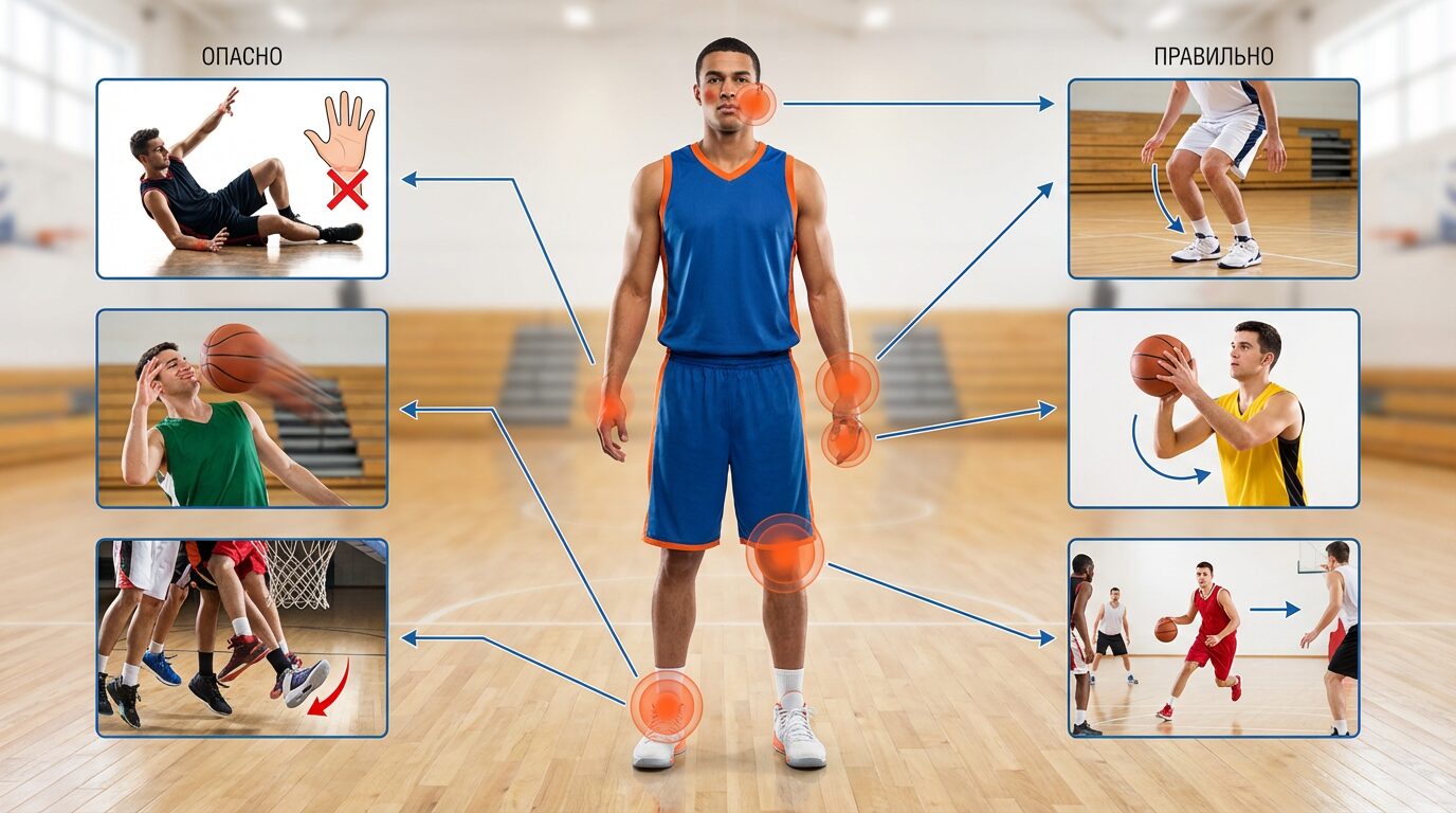 Основные виды травм