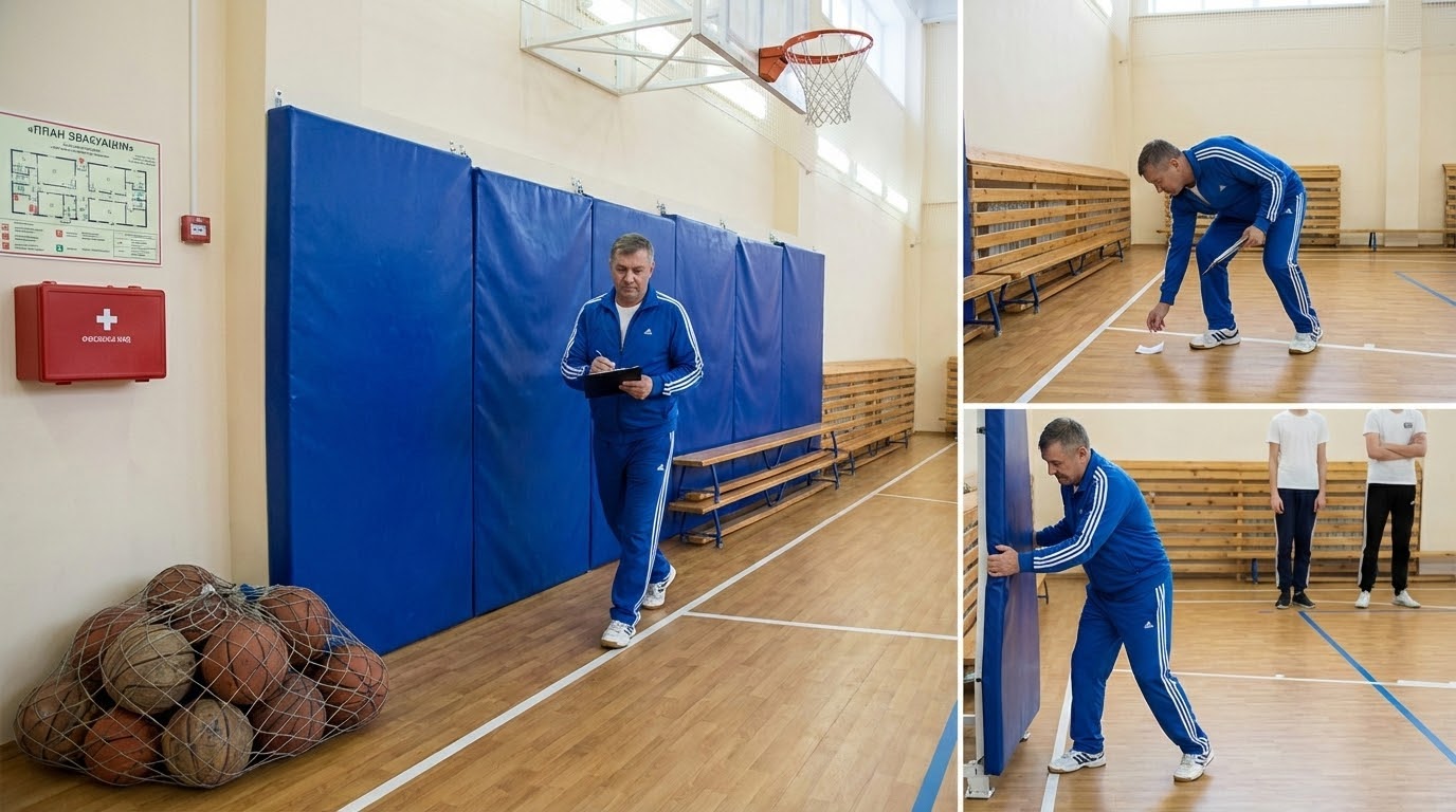 Осмотр зала