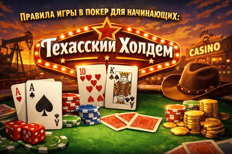 Правила игры в покер для начинающих: техасский холдем