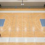 Размеры баскетбольной площадки в метрах