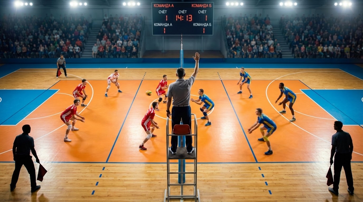 Жесты судей в волейболе и их значение